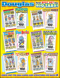 BARNYARD BOOGIE&trade;, CHEESY RIDER&trade;,BLUES BERRIES&trade;, DABBIN' DEMONS&trade;, PICK UP PUPS&trade;& PIG VALLEY&trade;